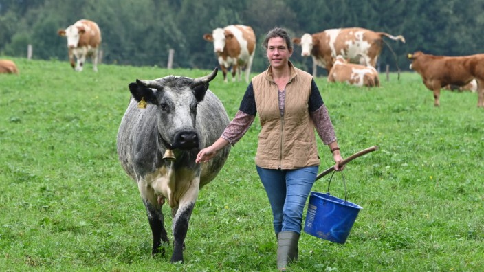 SZ-Serie: Sound des Sommers: Für Valerie Hendriock ist das Läuten der Kuhglocken genauso selbstverständlich wie für die Tiere.