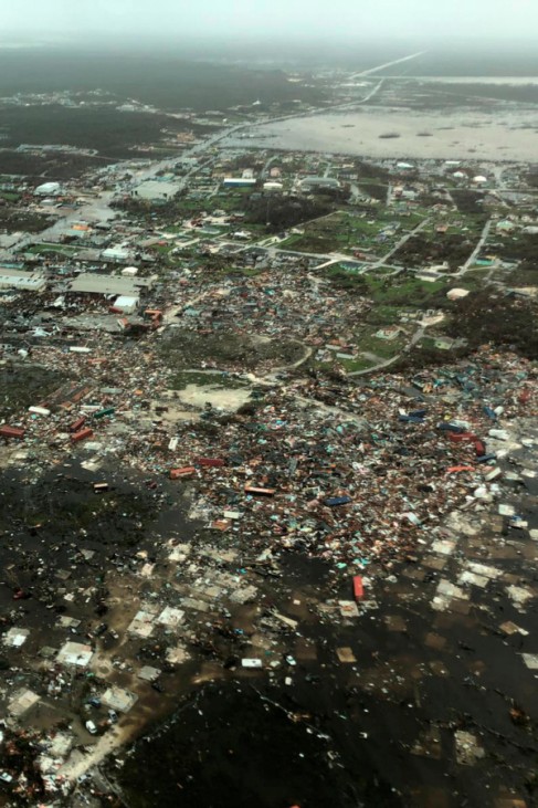 Zerstörung durch Hurrikan Dorian auf den Bahamas