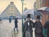 Straße in Paris an einem regnerischen Tag (Rue de Paris, temps de pluie), 1877:
von Gustave Caillebotte