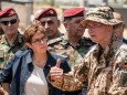 Bundeswehr: Annegret Kramp-Karrenbauer beim Truppenbesuch im Irak