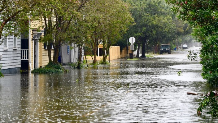 Überschwemmungen in Charleston nach Hurrikan "Dorian"