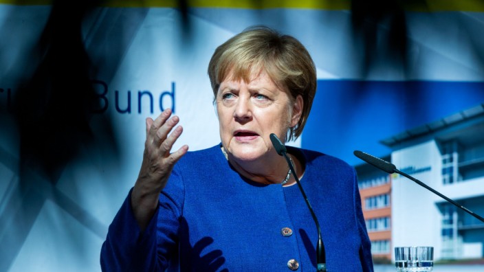 Merkel bei Deutscher Rentenversicherung