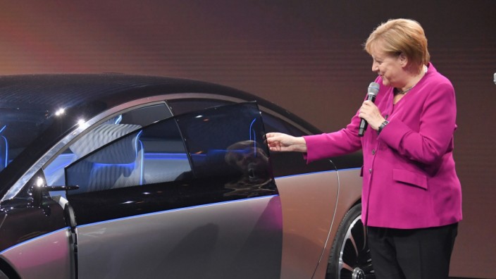 IAA 2019 - Angela Merkel bei der Eröffnung der Automesse