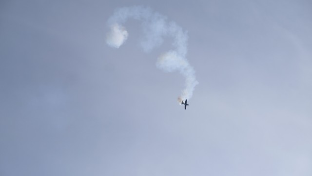 Internationales Renommee: Spektakuläre Luftakrobatik konnten die Besucher des Königsdorfer Flugfestes bestaunen.