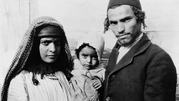 Une famille d emigres juifs Yemenites un peuple sans protection vers 1920 AUFNAHMEDATUM GESCHÄTZT