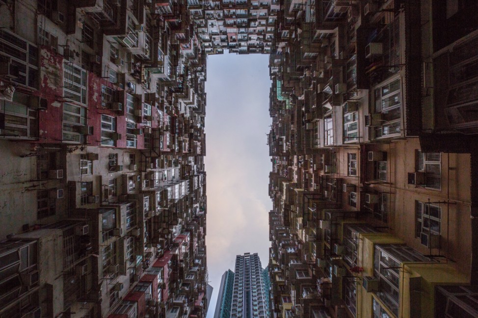 Wohnblock in Hongkong