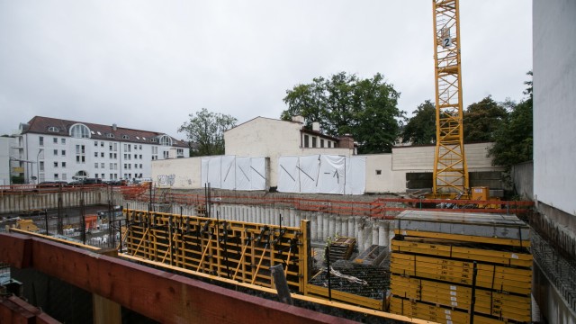 Baustelle der ehemaligen Glockengießerei Laim, Mitterhoferstraße 7.