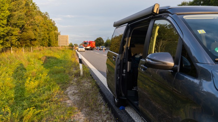 Mercedes Benz Vito Autobahn Unfall