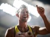 Leichtathletik-WM 2019: Niklas Kaul jubelt nach dem Gewinn der Goldmedaille