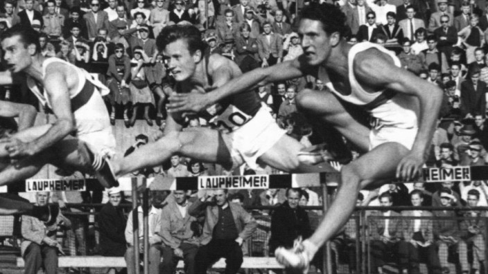 1956 -  110 m Hürden Europarekord Lauer