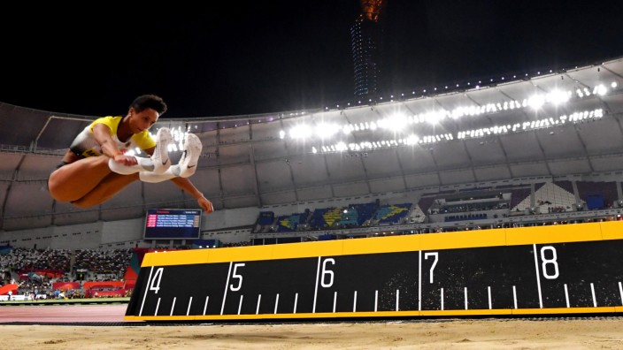 Weitsprung: Malaika Mihambo bei der Leichtathletik-WM 2019 in Doha