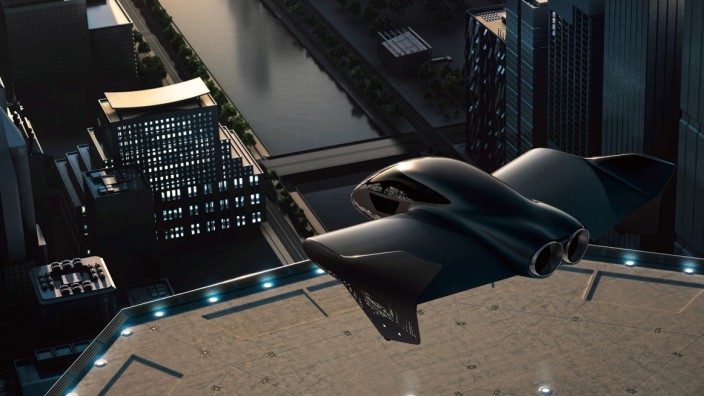 Partnerschaft mit Boeing: So könnte das neue Flugtaxi aussehen, wie die Design-Studien zeigen. Der Erstflug soll im nächsten Jahr stattfinden.
