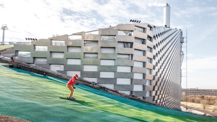 Nachhaltige Architektur: Ski fahren auf den Dächern Kopenhagens: Das Projekt des Architekturbüros BIG zeigt, wie nachhaltiges Leben in der Stadt zukünftig aussehen könnte.