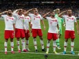 EM-Qualifikation: Türkische Spieler feiern gegen Frankreich mit dem Militärgruß