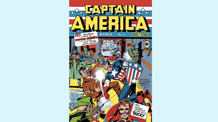 Art Spiegelman: Ein Cover aus den goldenen Zeiten - der allererste Aufritt von Captain America kam im Jahr 1941 an den Kiosk.