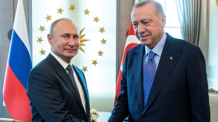 Putin und Erdogan bei Treffen im September 2019