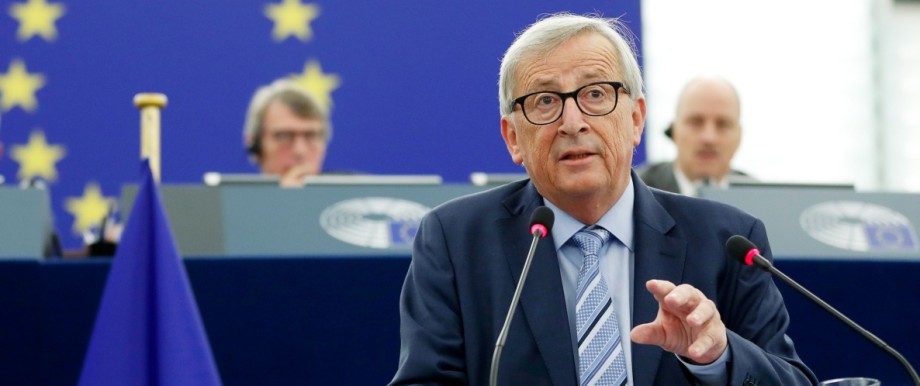 Junckers Bilanz vor dem Europaparlament: Gegen Nationalismus, für Frieden und gemeinsames Bemühen: Der scheidende EU-Kommissionspräsident Jean-Claude Juncker vor dem Europaparlament in Straßburg.