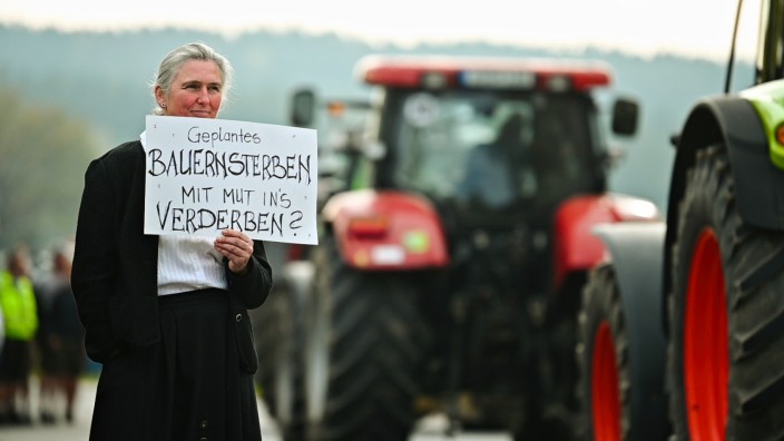 Bauernprotest in Bayern