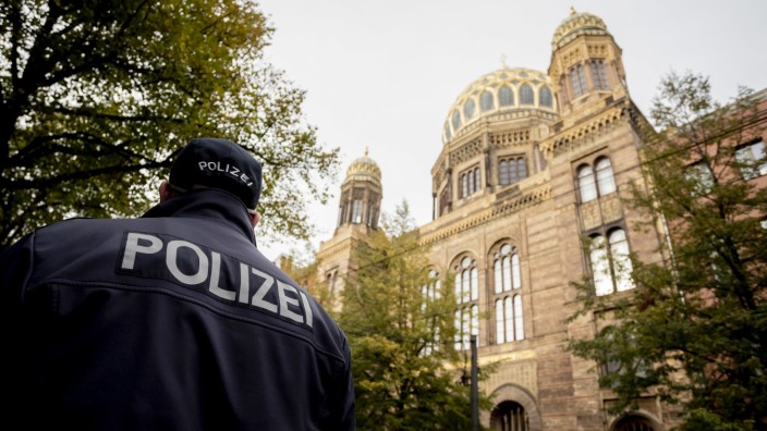Neue Synagoge Berlin Polizei