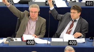 Europawahl im Juni: Eine Abstimmung im Europaparlament in Strasbourg: Selbst Parteifreunde in der Heimat wissen wenig über die Arbeit der Parlamentarier.