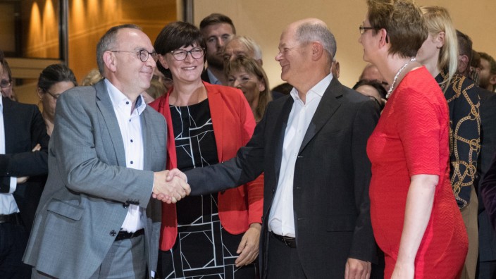Ergebnis des SPD-Mitgliedervotums zum Parteivorsitz