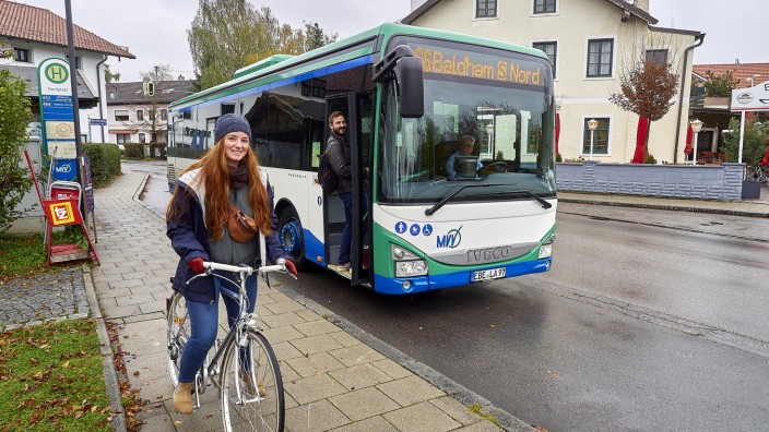 Bussilo - ÖPNV versus Fahrrad - Parsdorf nach Netterndorf