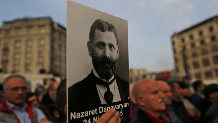 USA: Gedenken an die getöteten Armenier in Istanbul im vergangenen April.