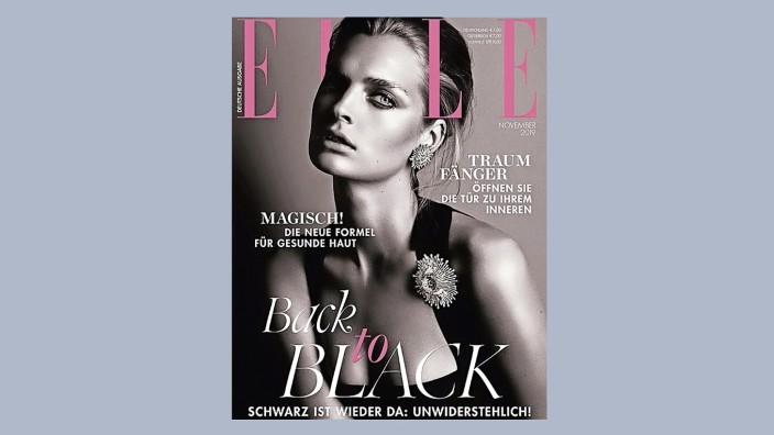 Journalismus: Für das Cover der Novemberausgabe erntet die deutsche Ausgabe der Elle international Kritik.