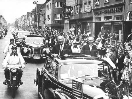 Adenauer, Eisenhower, Auto, Deutschlandbesuch
