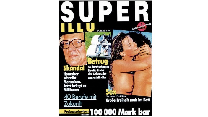 Zeitschriften: Nostalgie gemischt mit einer erstaunlichen Offenhosigkeit: die erste Ausgabe von "SuperIllu".