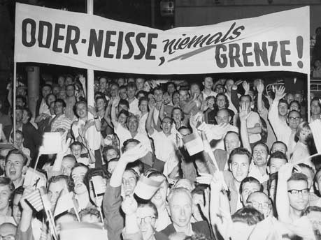 Adenauer, Eisenhower, Auto, Deutschlandbesuch, Demonstranten