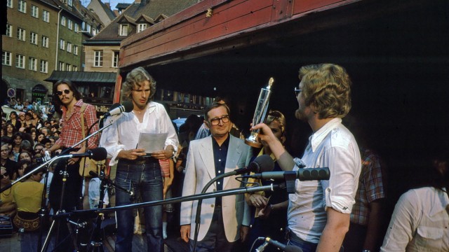 Stadtgeschichte: Beim Bardentreffen wurden 1977 noch Preise verliehen - und Thomas Gottschalk moderierte.