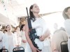 World Peace And Unification Sanctuary Religious Group Holds Blessing Ceremony For Couples And Their AR-15 Rifles