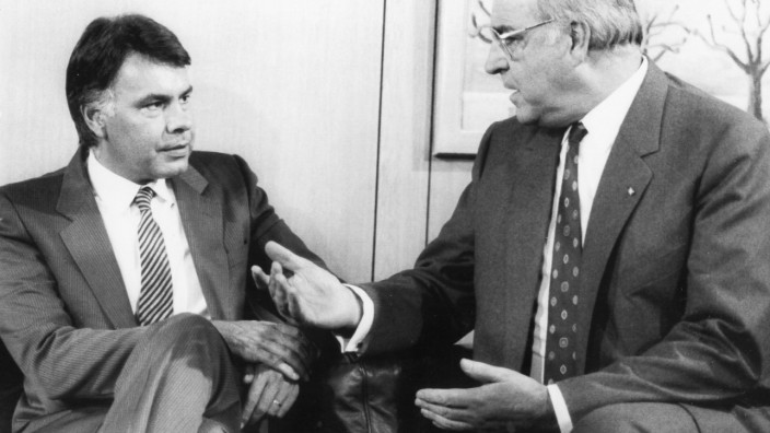 Felipe Gonzalez und Helmut Kohl, 1985