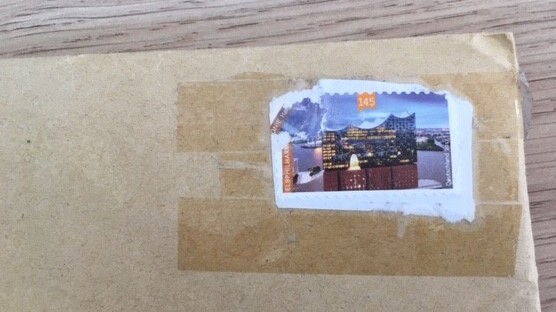 Prozess: Briefmarke mit Tesa befestigt, Zivilurteil der Woche, München Foto: privat