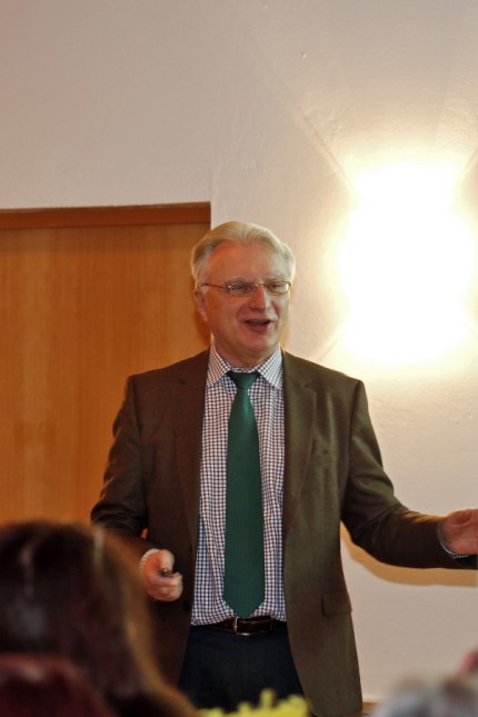 Auftritt in Wolfratshausen: Wolfgang Krieger ist Professor in Marburg.