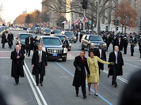 Barack Obama erste woche im Amt Bilanz US Präsident Parade