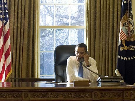 Barack Obama erste woche im Amt Bilanz US Präsident Telefonate