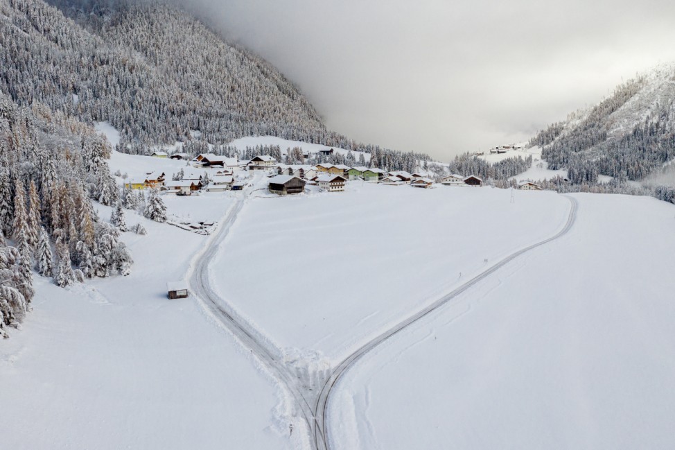 Wintereinbruch in Österreich
