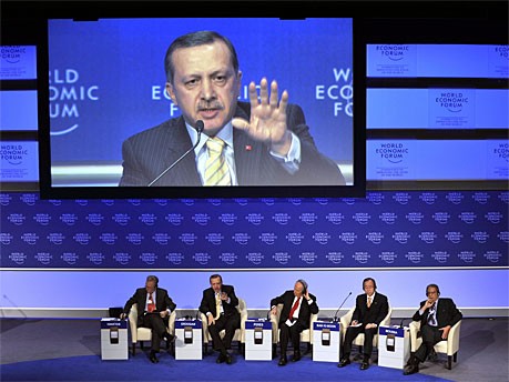 Panel-Diskussion in Davos; AFP