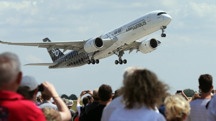 Luftfahrt: Airbus will künftig doppelt so viele A350-Maschinen produzieren.