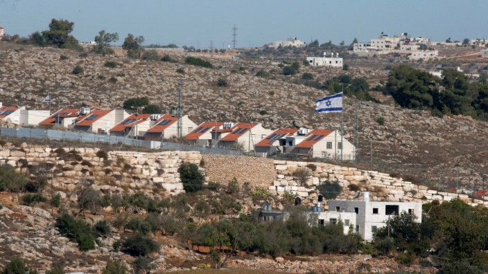 Westjordanland: Die Siedlung "Kyryat Arba" liegt in der besetzten Westbank. Die US-Regierung sieht im israelischen Siedlungsbau im Westjordanland keinen Verstoß gegen internationales Recht mehr.
