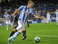 Martin Odegaard of Real Sociedad during the Spanish league football match between Real Sociedad and Levante at the Reale