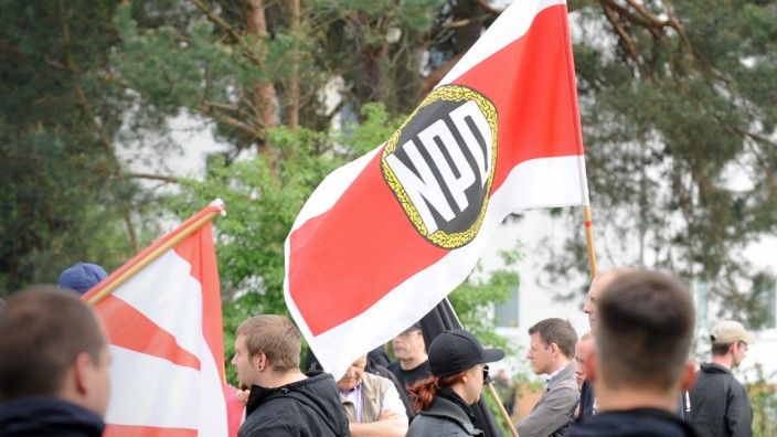NPD-Kundgebung in Brandenburg
