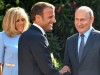 Frankreichs Präsident Macron empfängt Kremlchef Putin