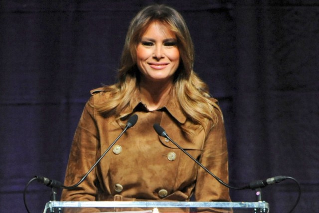 First Lady Melania Trump in Baltimore
