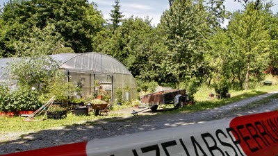 Überraschendes Urteil: Das Gelände der Gärtnerei nach der Tat: Der Ehemann von Gertraud H. wurde nun zu sechs Jahren Haft verurteilt.
