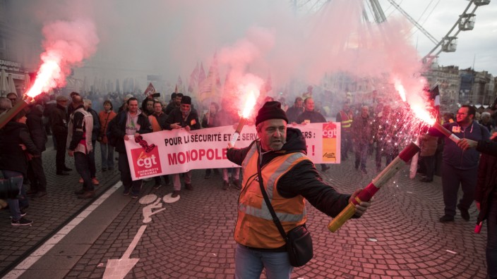'Generalstreik' in Frankreich