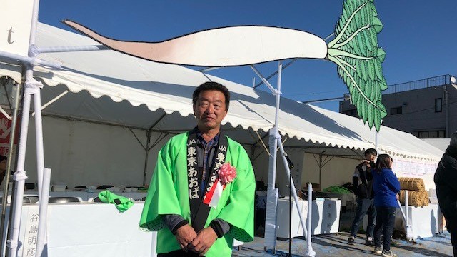 Report: Darf beim Rettich-Wettbewerb nicht fehlen: Stadt-Bauer Shigeo Yoshida.