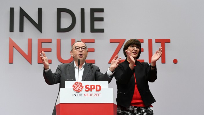 Social Democratic Party (SPD) holds a party congress in Berlin